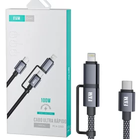 CABO FAM TIPO C/TIPO C IP 1.2MTS FCA-2203